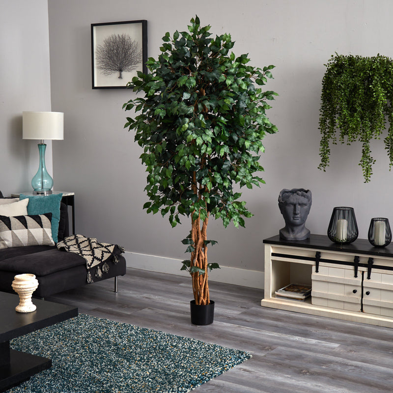 6' Palace Style Ficus Silk Tree | Nearly Natural