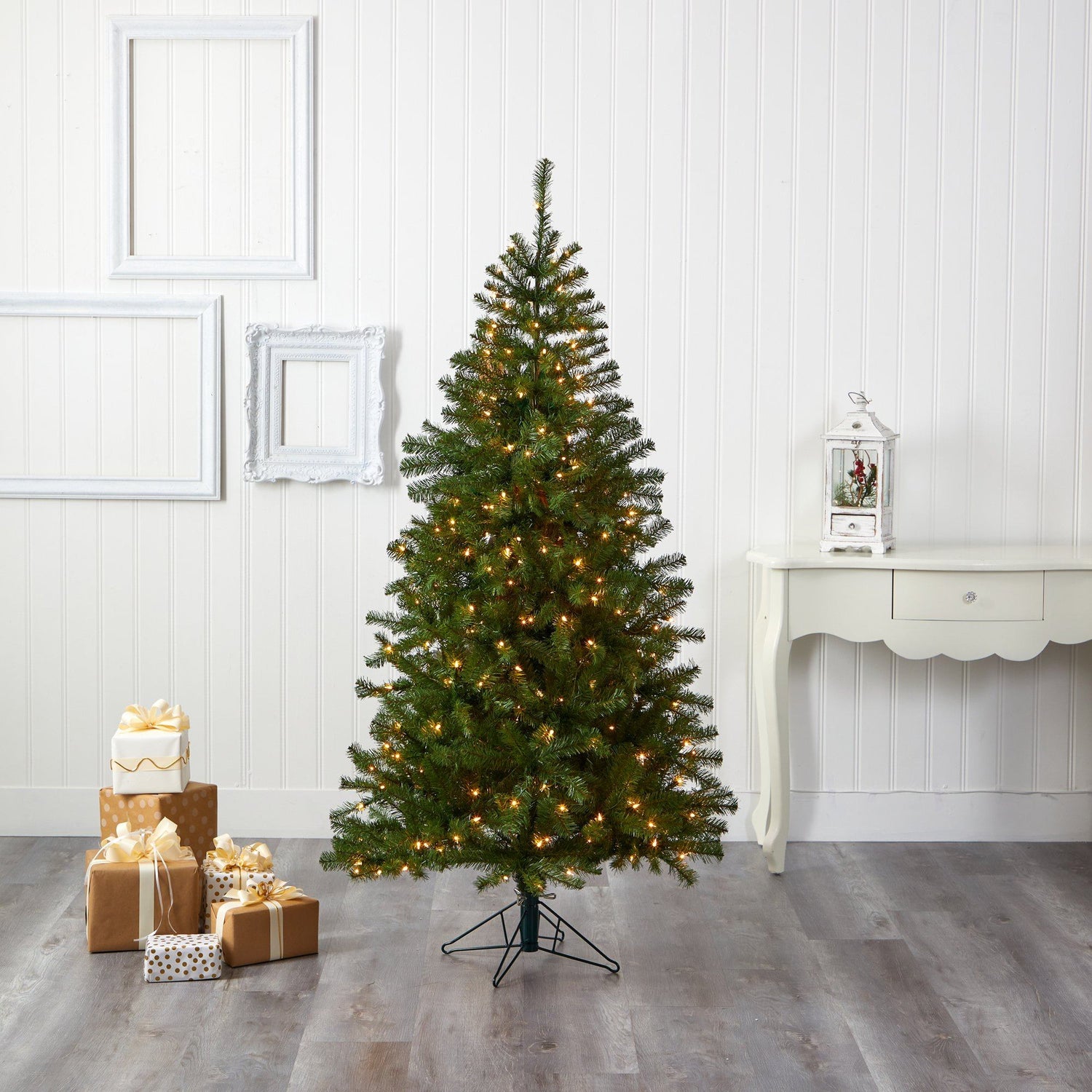 6.5' Oregon Fir Artificial Christmas Tree with 1350 Warm White