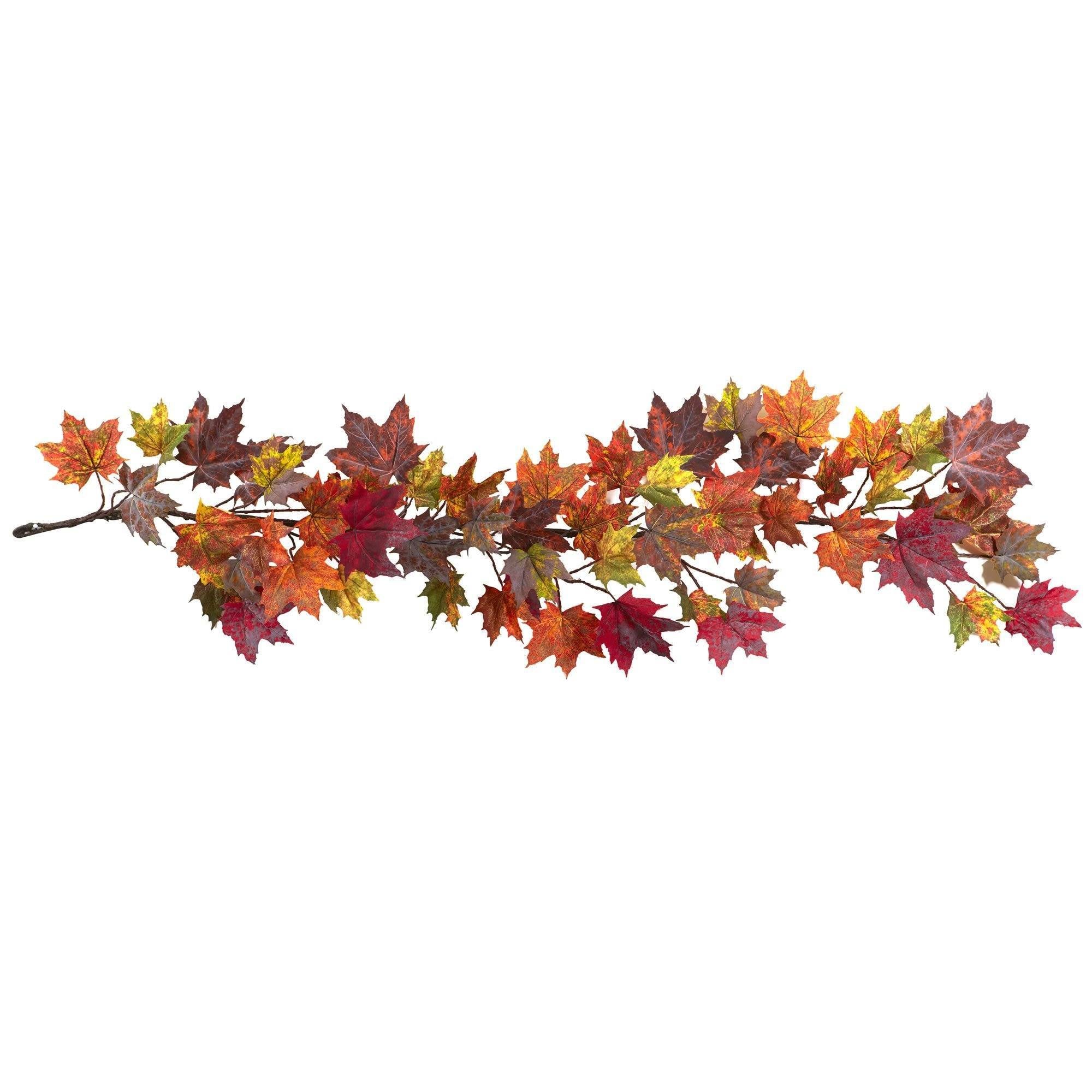  60” Maple Leaf Garland 