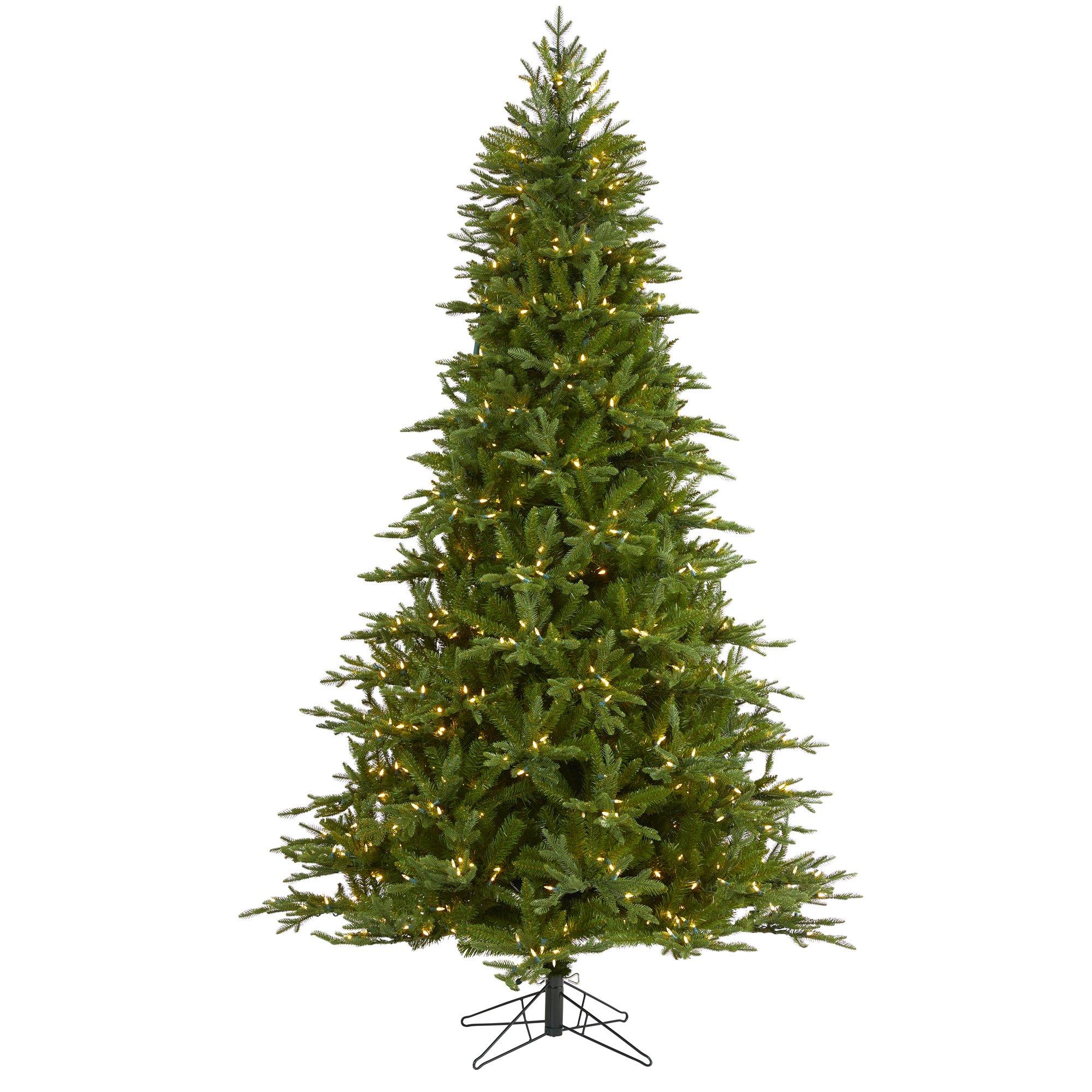  7.5' Cambridge Fir Artificial Christmas Tree with 800 Clear Warm (Multifunction) LED Lights with Instant Connect Technology and 1644 Bendable Branches 