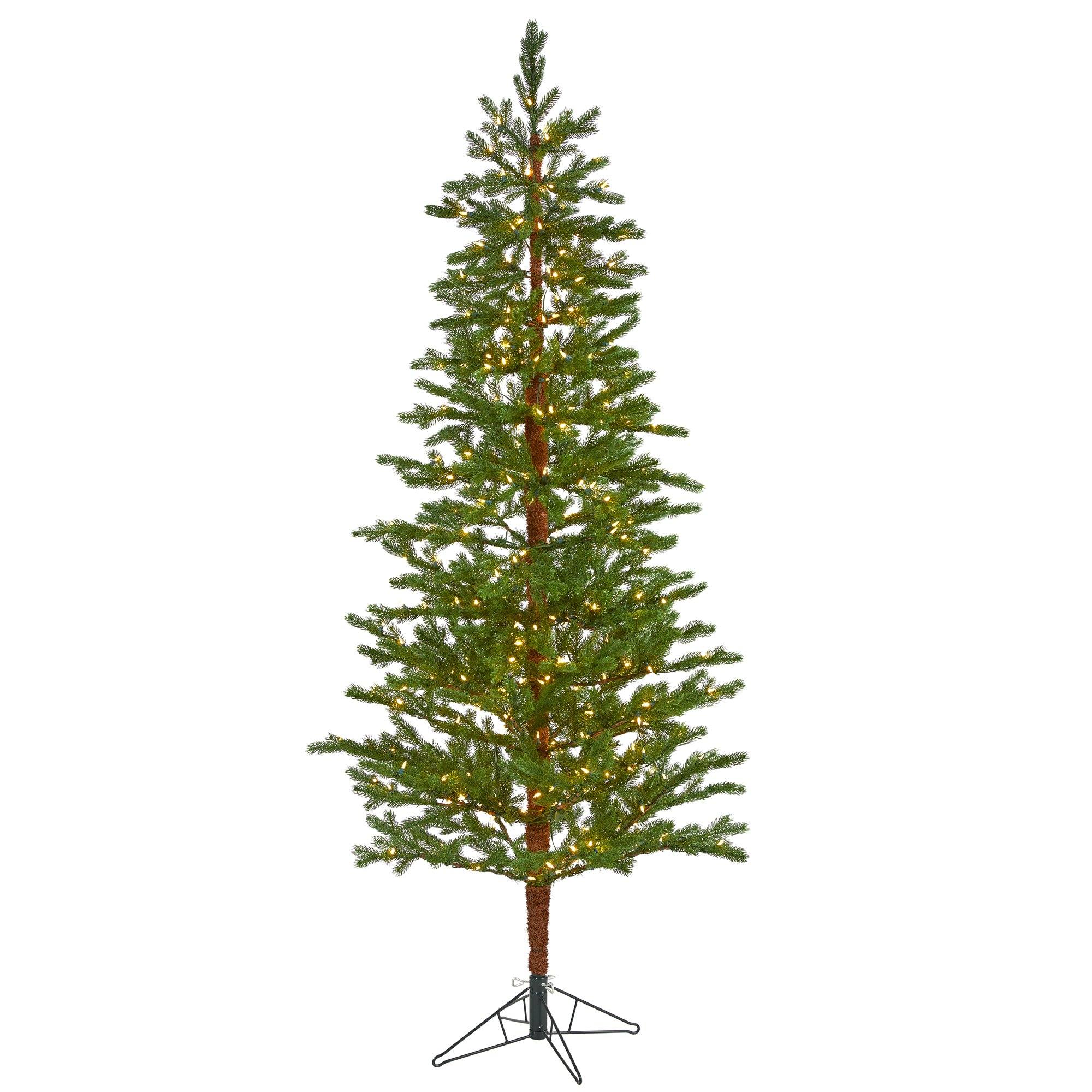  7.5' Fairbanks Fir Artificial Christmas Tree with 350 Clear Warm 