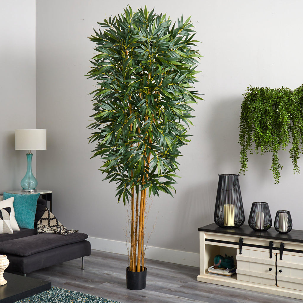 8’ Biggy Style Bamboo Tree | Nearly Natural