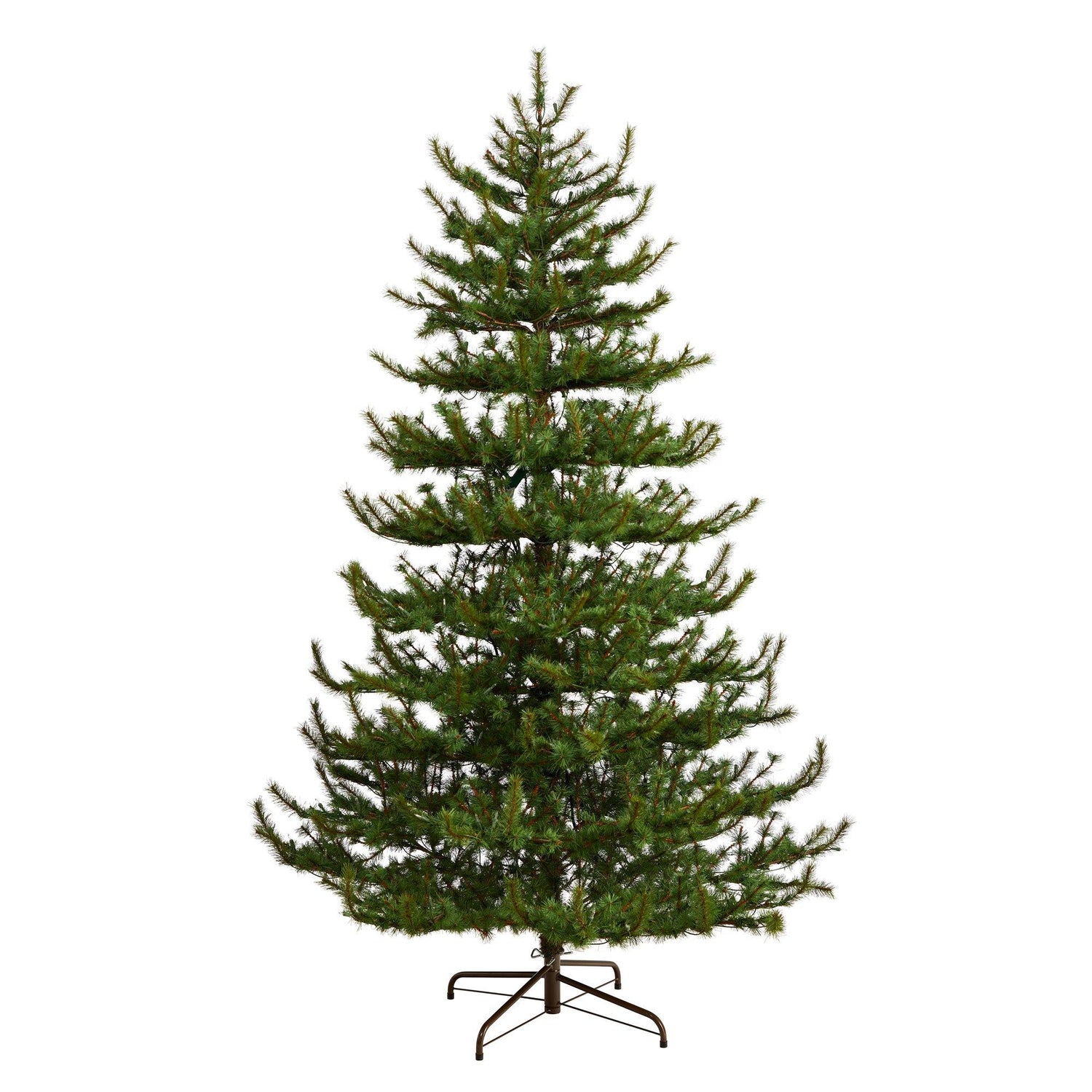 8’ Vancouver Mountain Pine Artificial Christmas Tree with 650 Clear Lights and 2199 Bendable Branches