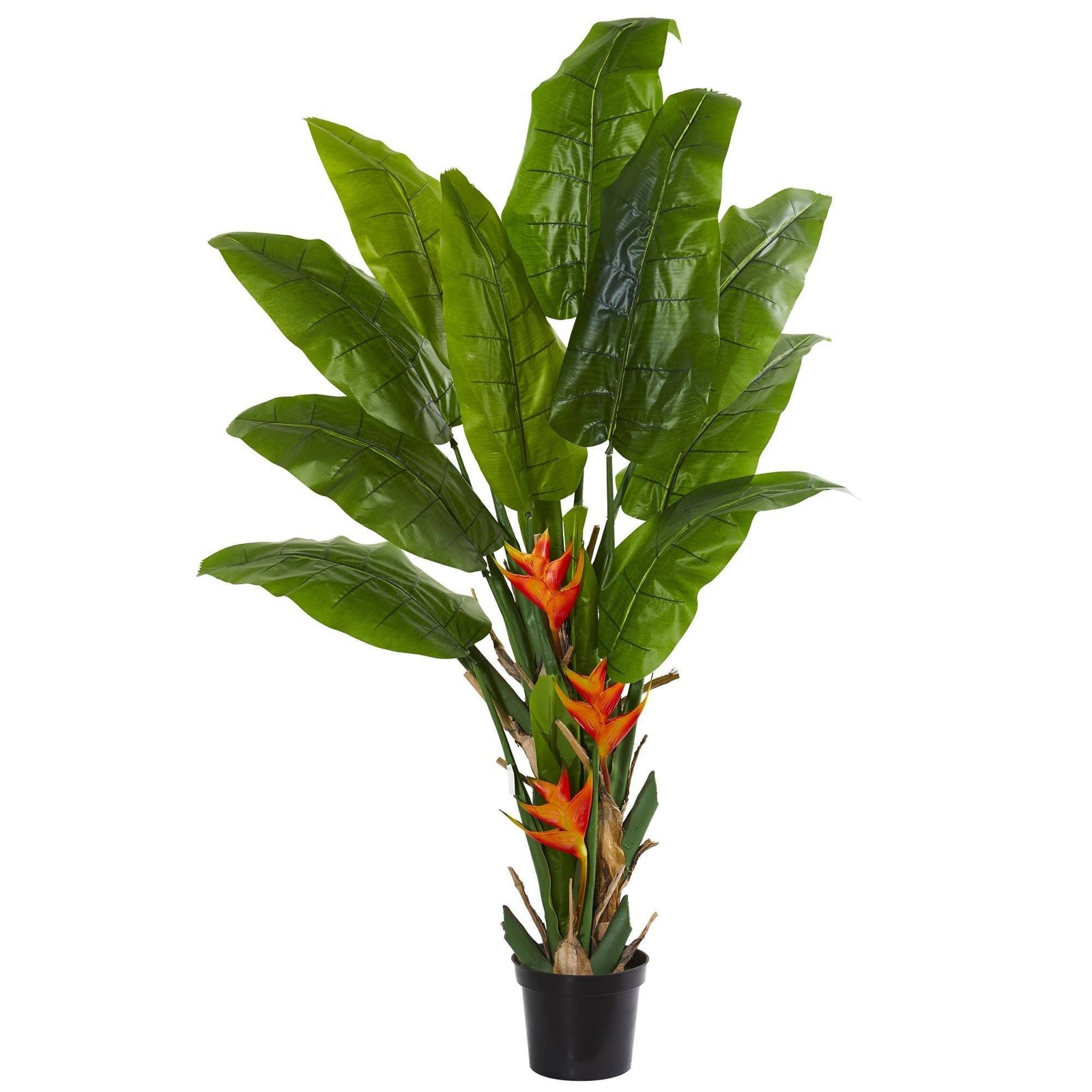 Flowering Travelers Palm Artificial Tree Nearly Natural