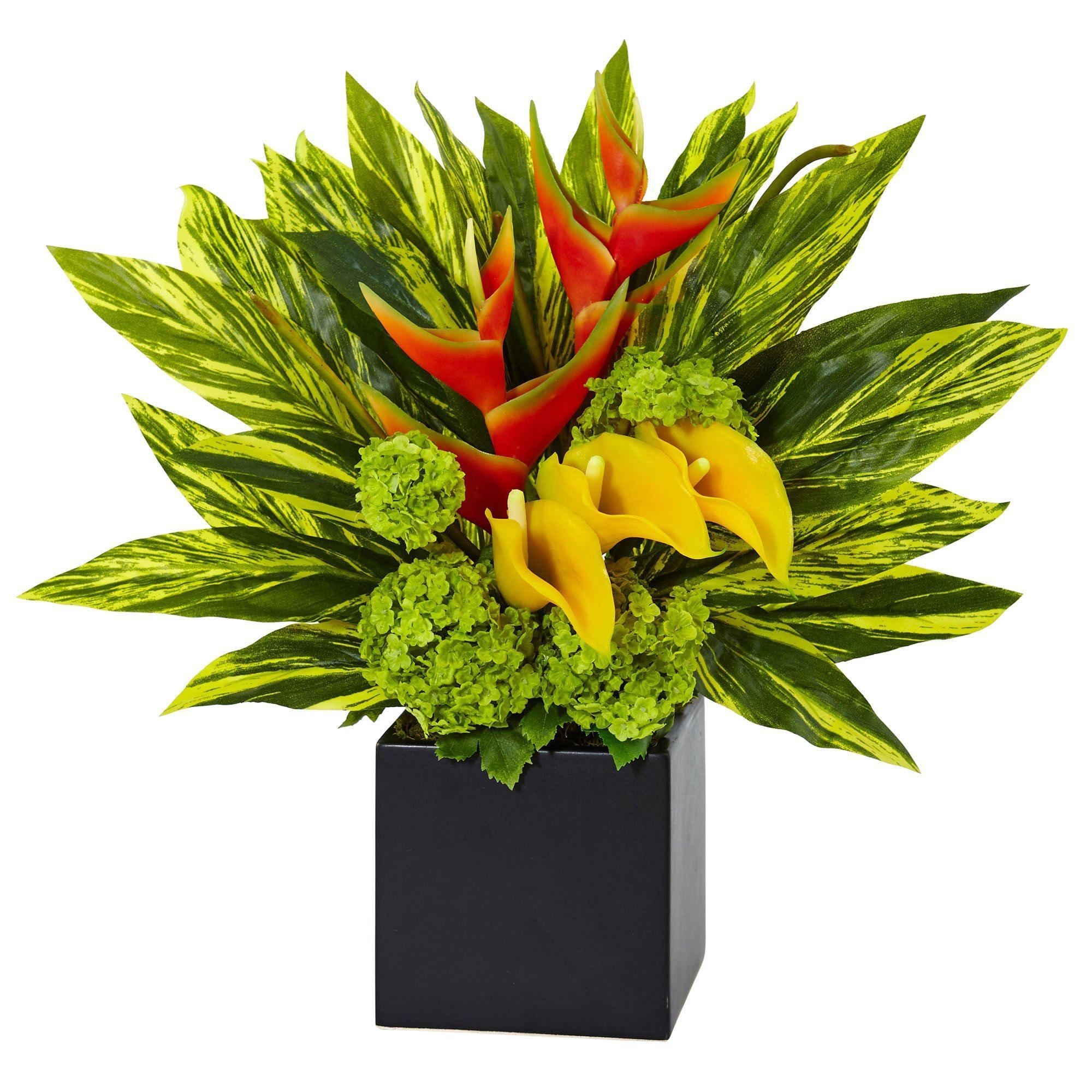  Heliconia and Calla Arrangement 