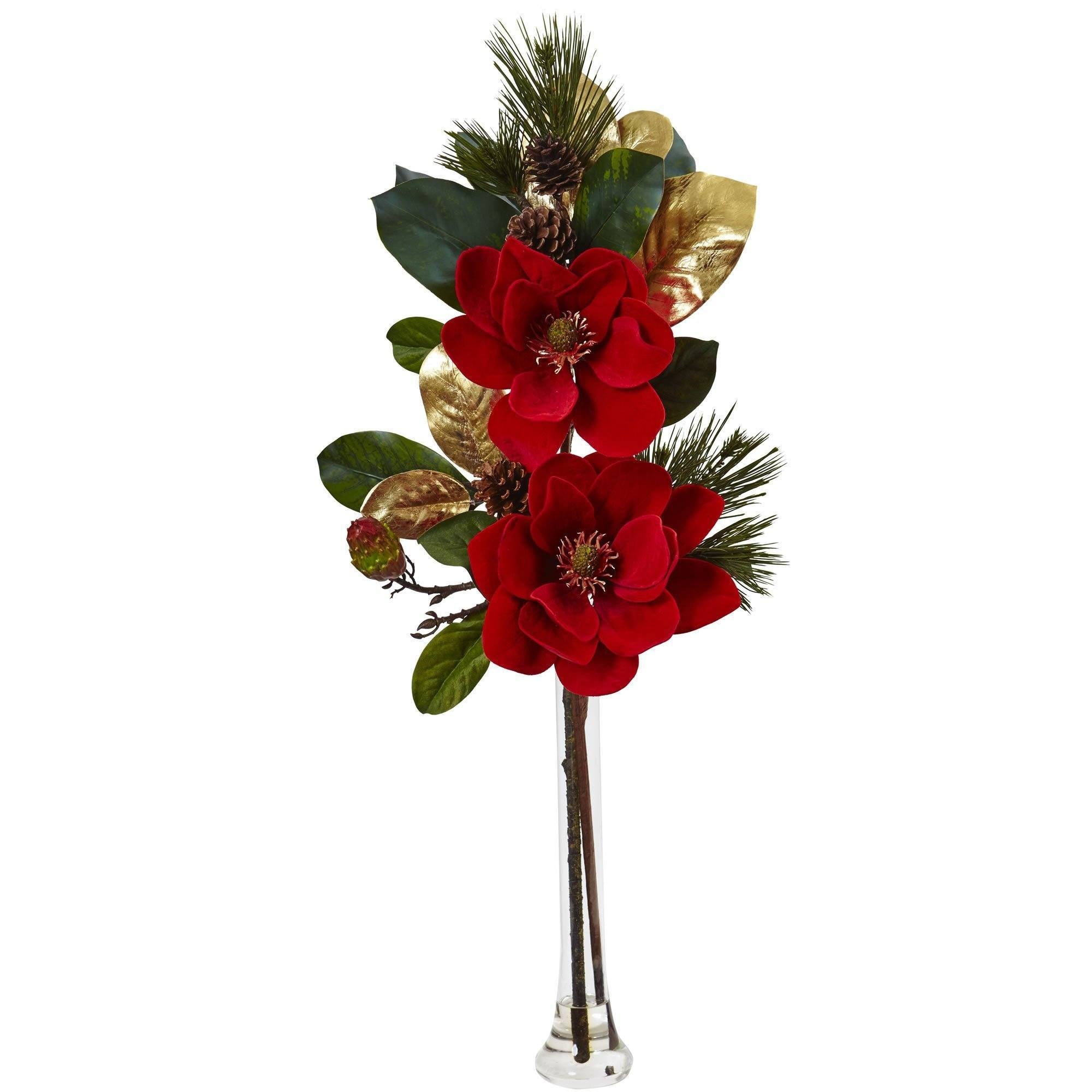  Holiday Magnolia Arrangement 