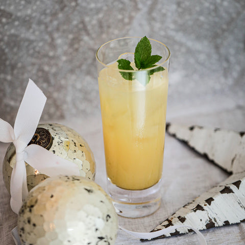 Elderflower and apple cocktail