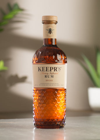 KEEPR's honey infused spiced rum