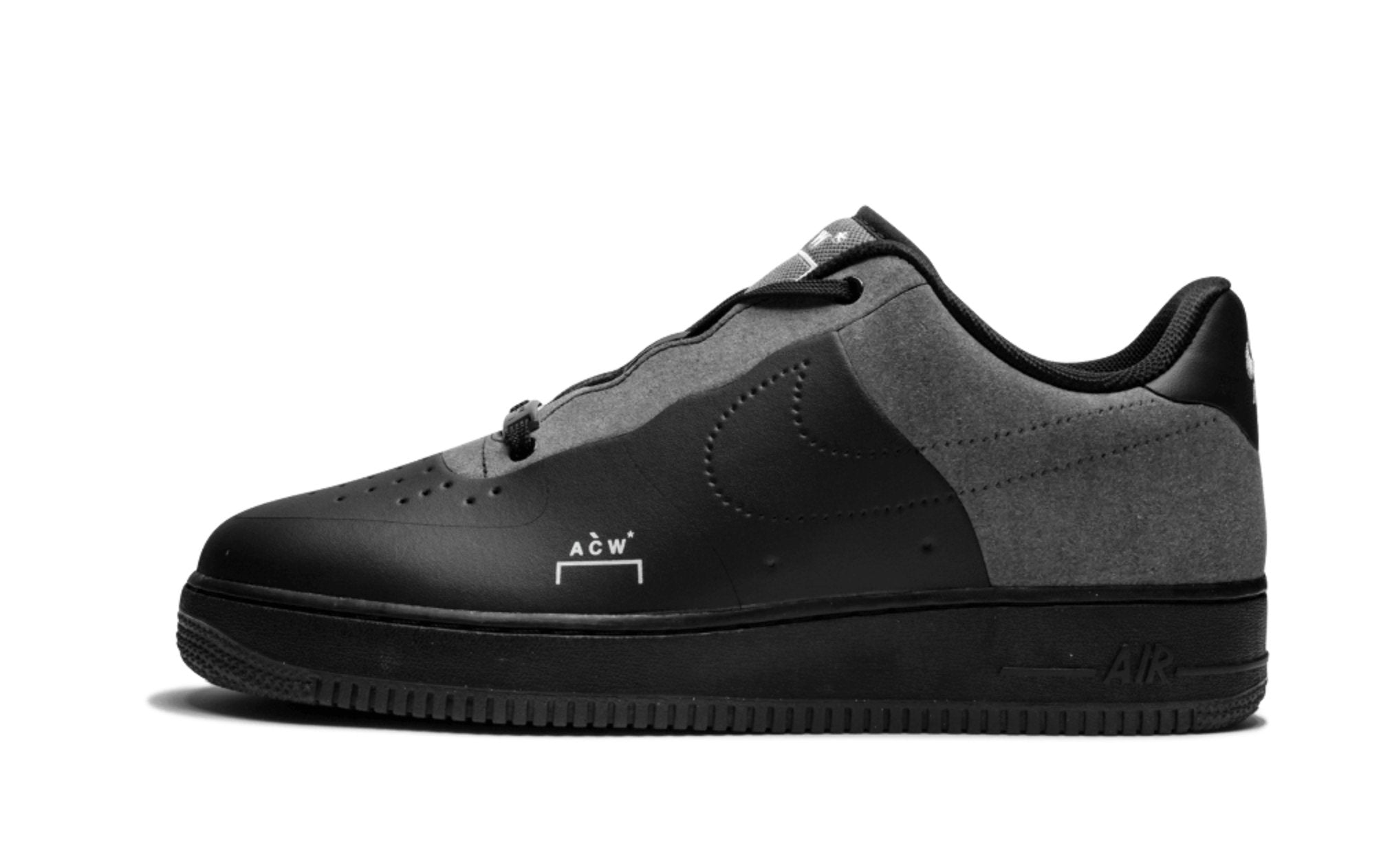 nike air force 1 a cold wall black