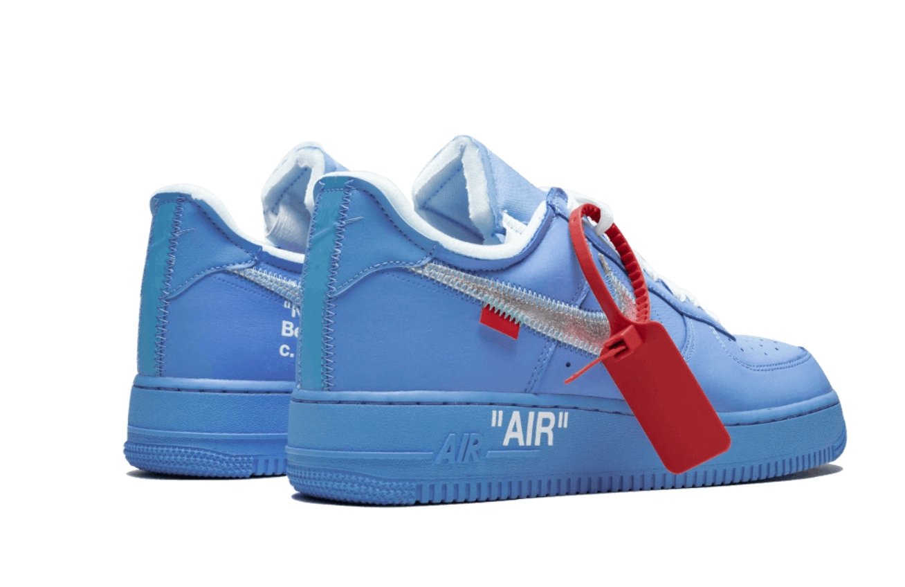 off white blue air force 1