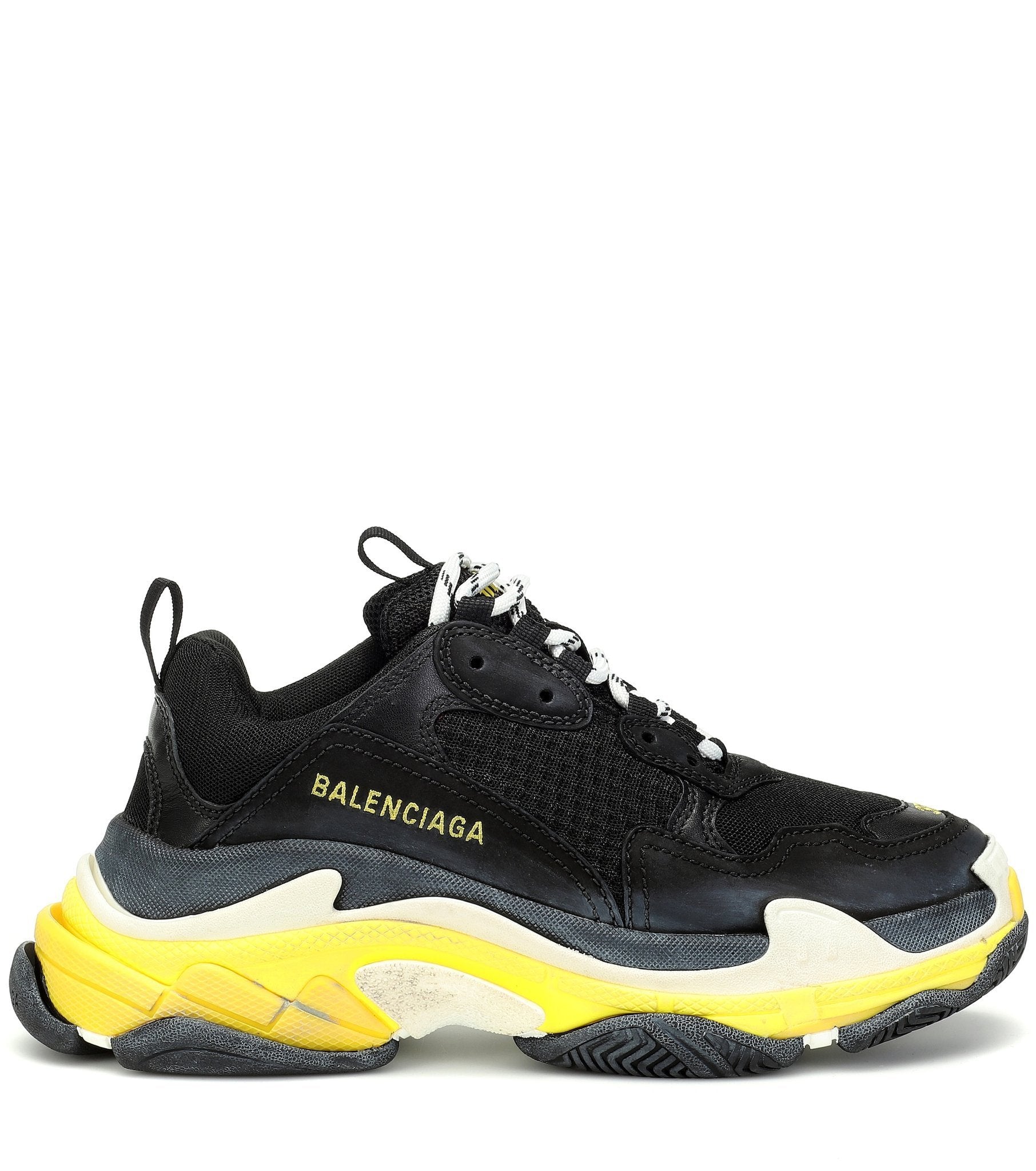 ‎Trainers Triple S Bicolores ‎Gris Noir pour ‎Homme Balenciaga