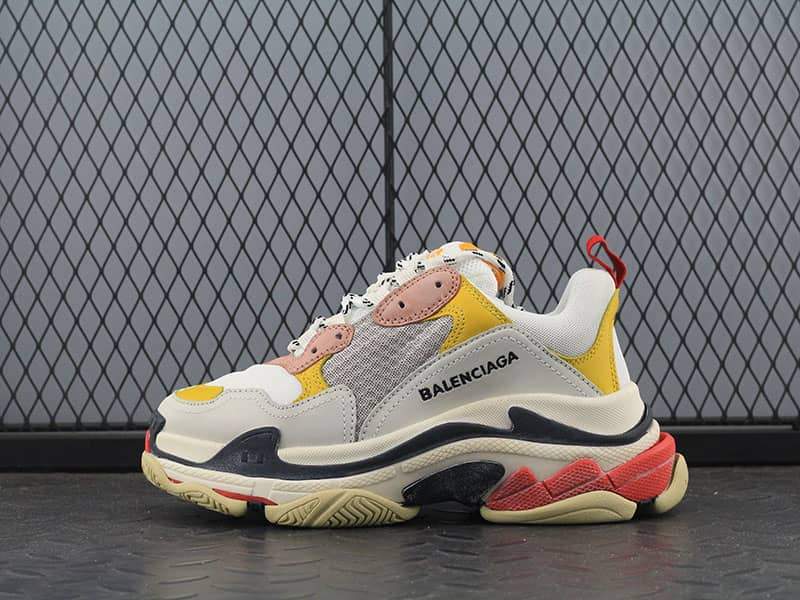 balenciaga yellow pink