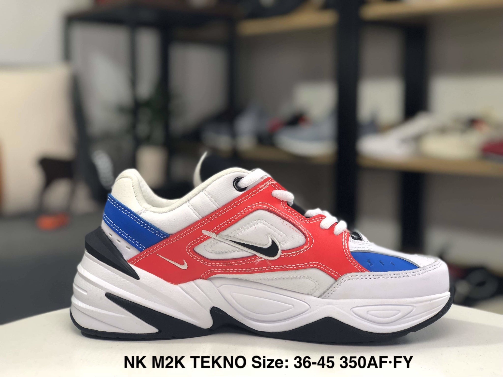 nike m2k tekno size