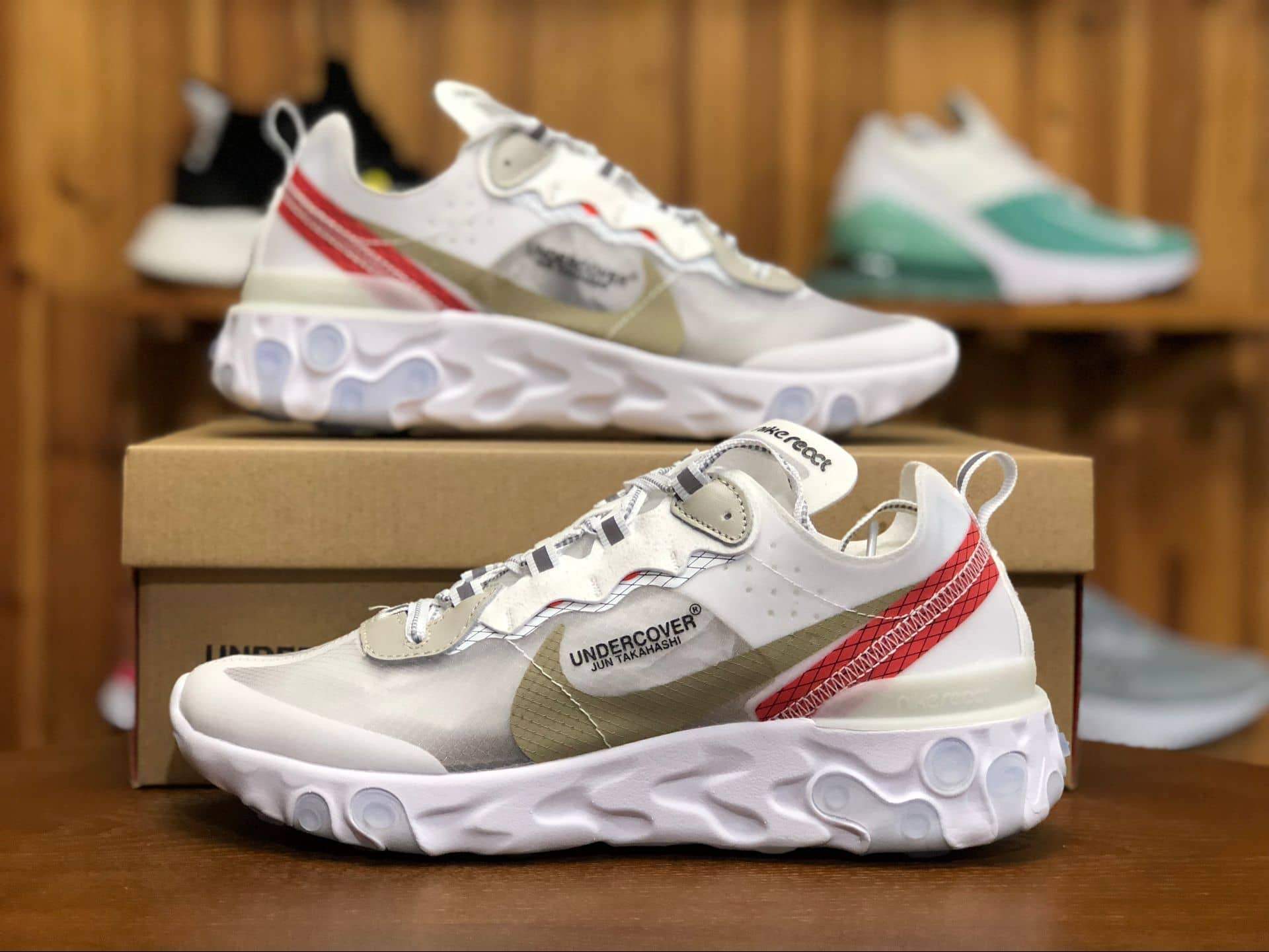 nike react element 87 blanche