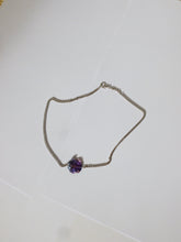 Load image into Gallery viewer, Bonbon necklace - Silver and Purple
