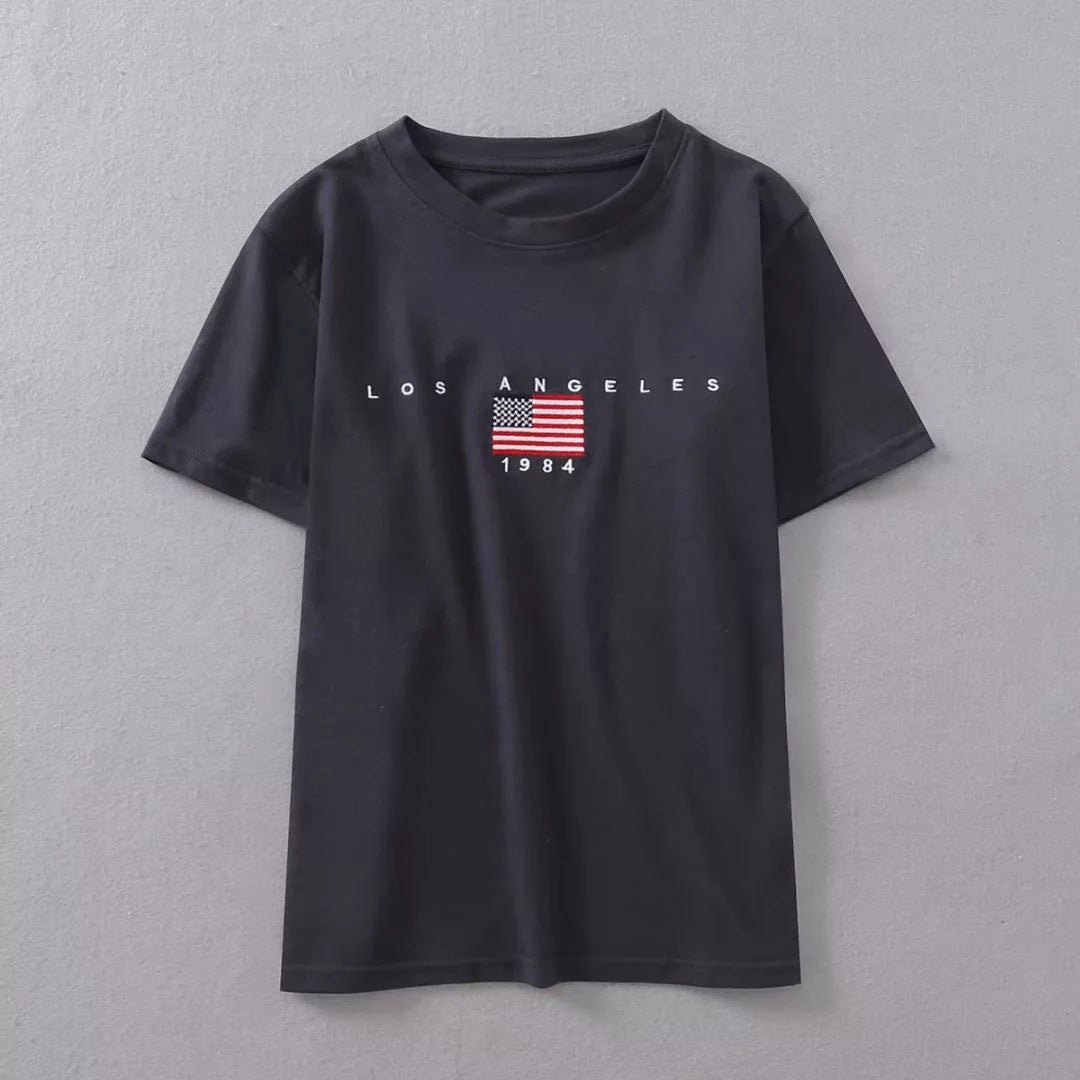 College USA Flag Tee Shirt For Teens – sunifty