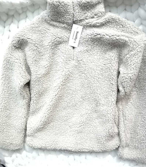 white teddy bear jacket with hood