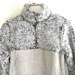 sherpa grey pullover