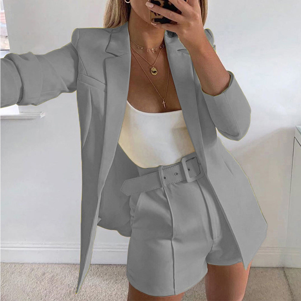 Boyfriend Women's One Button Blazer Suit Jacket – sunifty