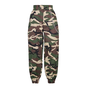 camo baggy trousers