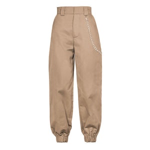 khaki baggy pants