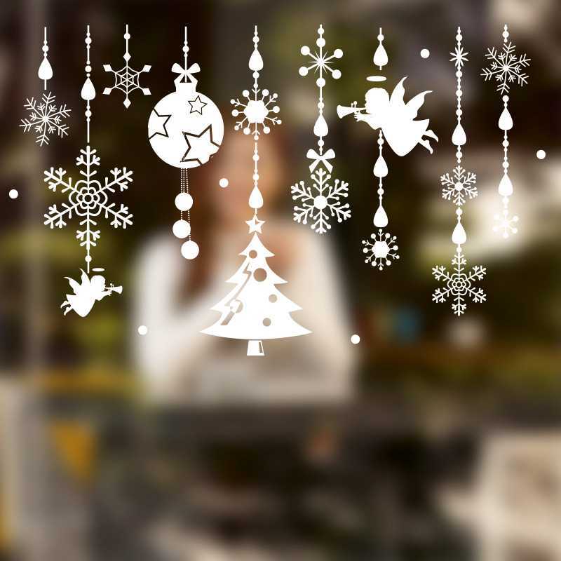 Christmas Decorations Holiday Window Sticker Xmas Glass Stickers Decal ...