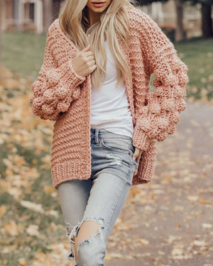 chunky oversized sweater