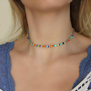 colorful choker necklaces