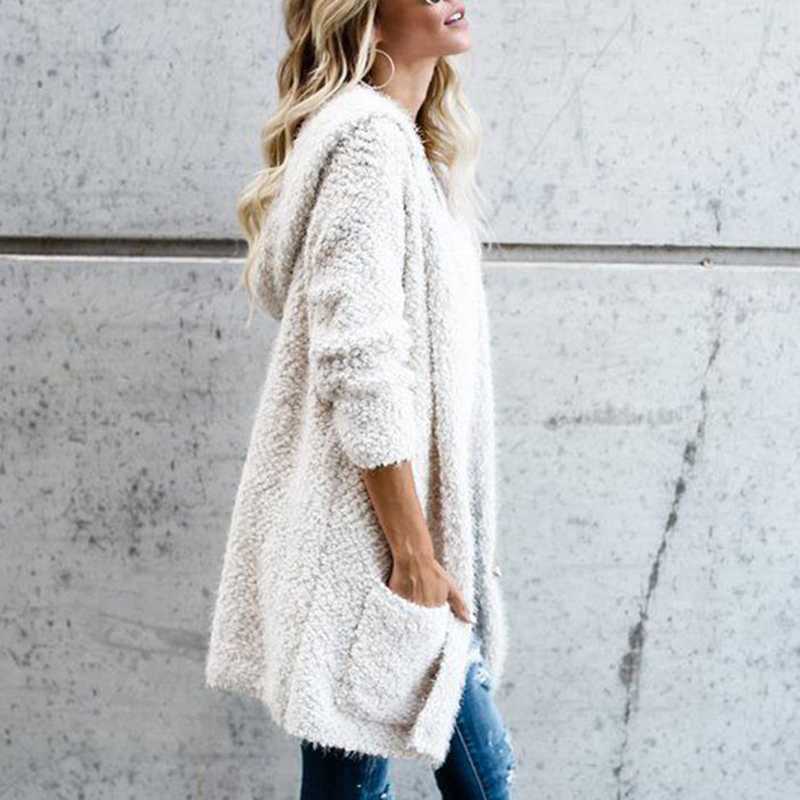 Little white cardigan sweater with hood coat rack cocktail