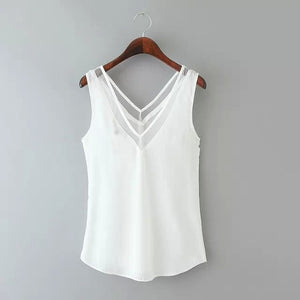 white swing camisole top