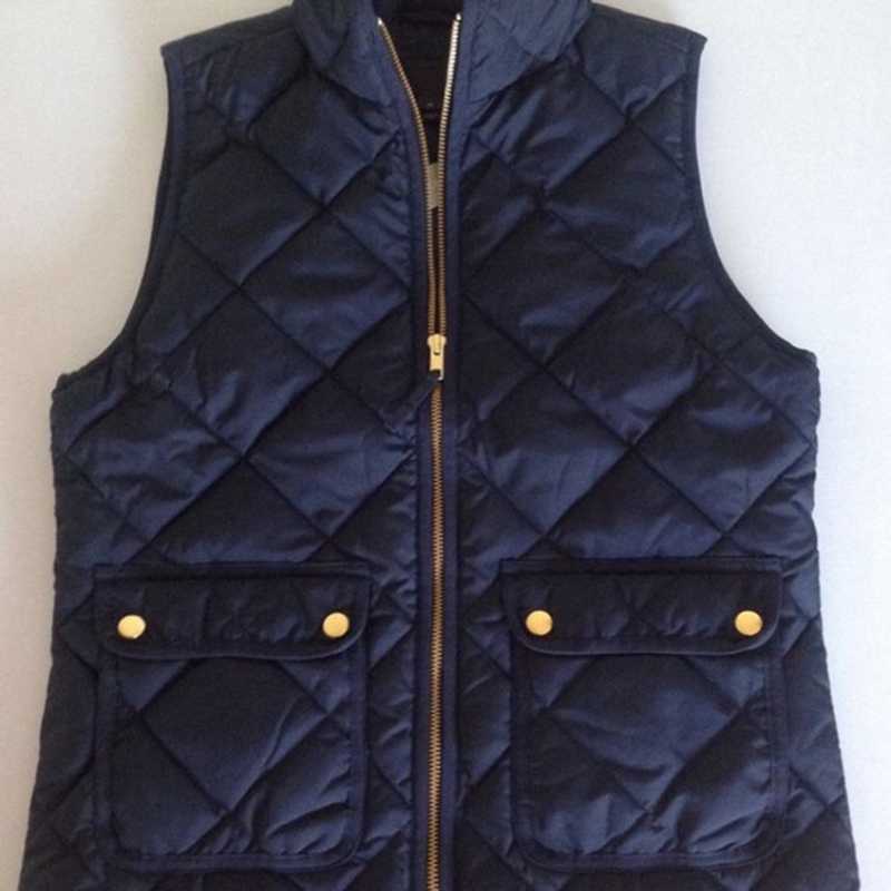 Quilted Cotton Zip Up Plaid Puffer Womens Vest – sunifty