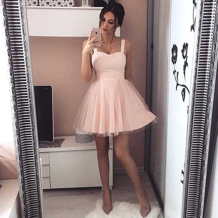 Pink Flowy Mini Dress Online Store, UP ...