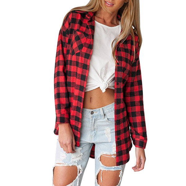 red flannel t shirt
