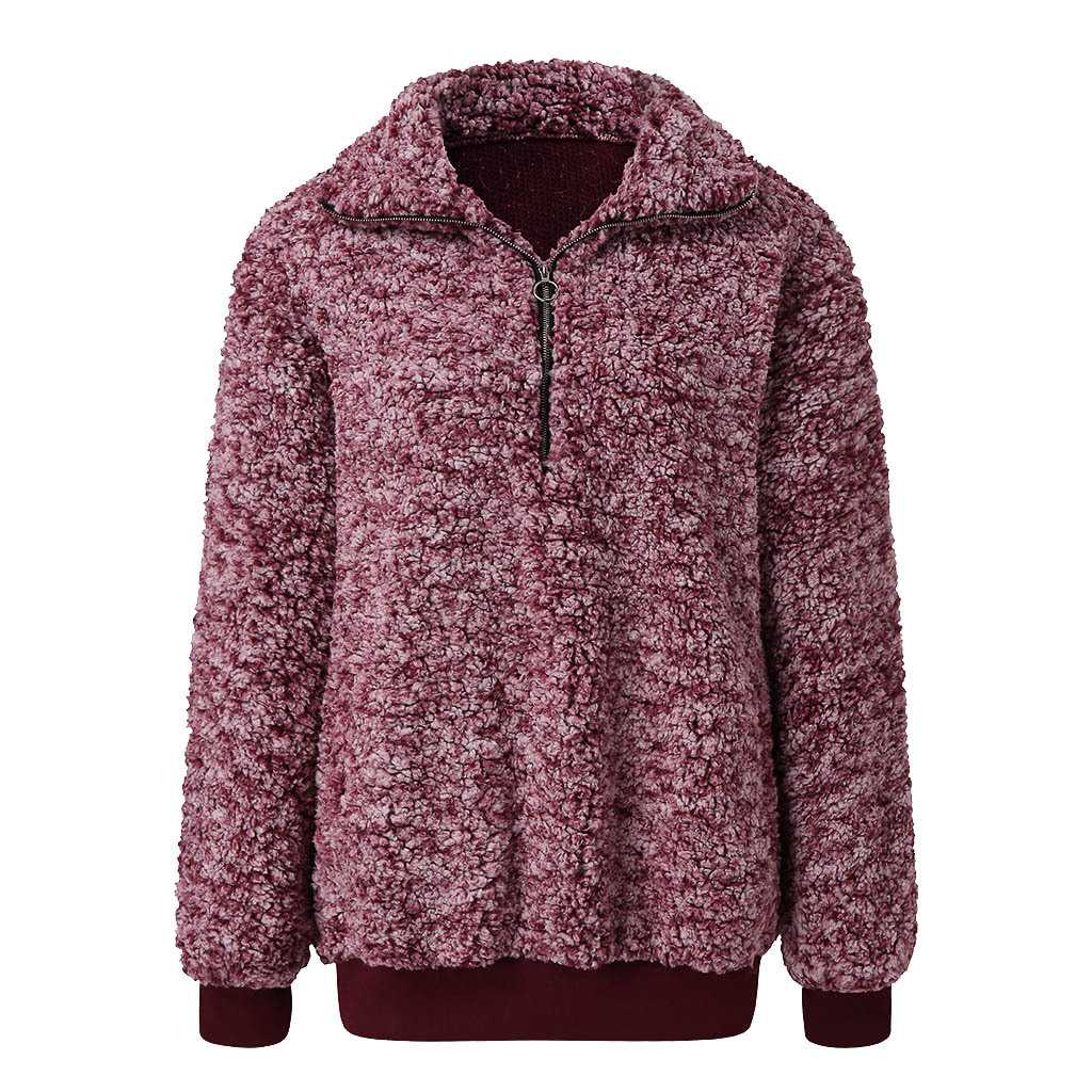 teddy bear fleece pullover