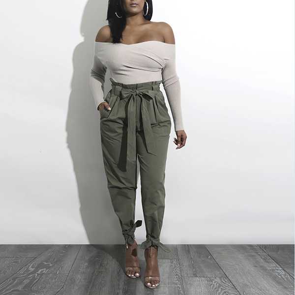 high waist cargo pants for women