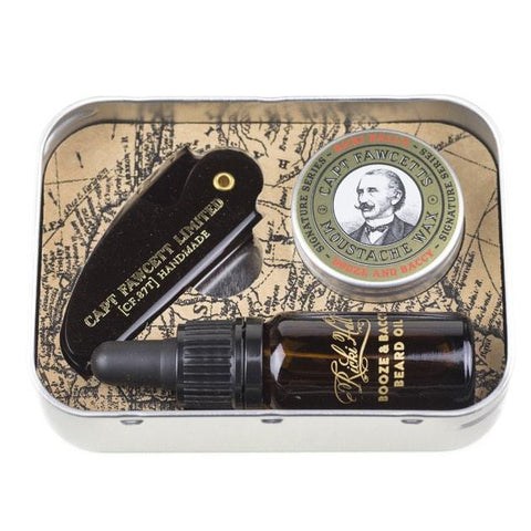 Captain Fawcett's Booze & Baccy grooming Survival Kit