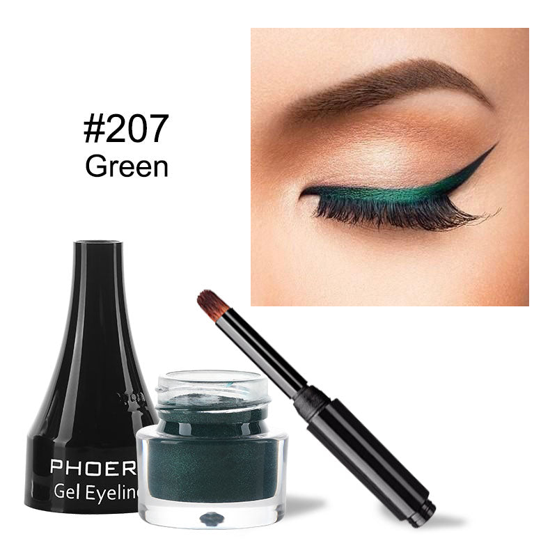 green gel eyeliner