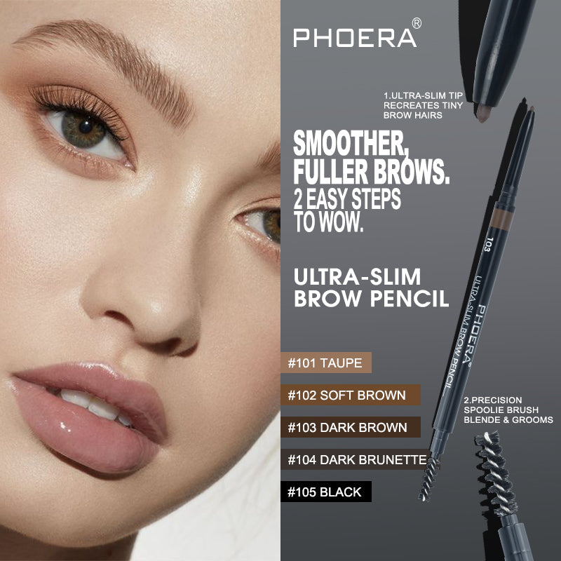 Phoera Ultra Slim Brow Pencil Phoera Cosmetics