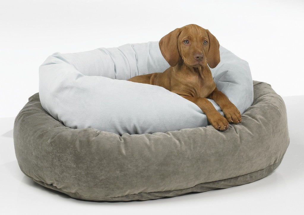 Microvelvet Donut Dog Beds by Bowsers 