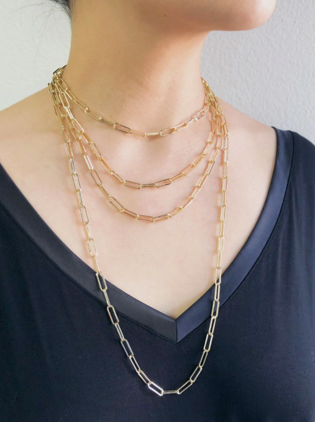20" Large Paperclip Necklace