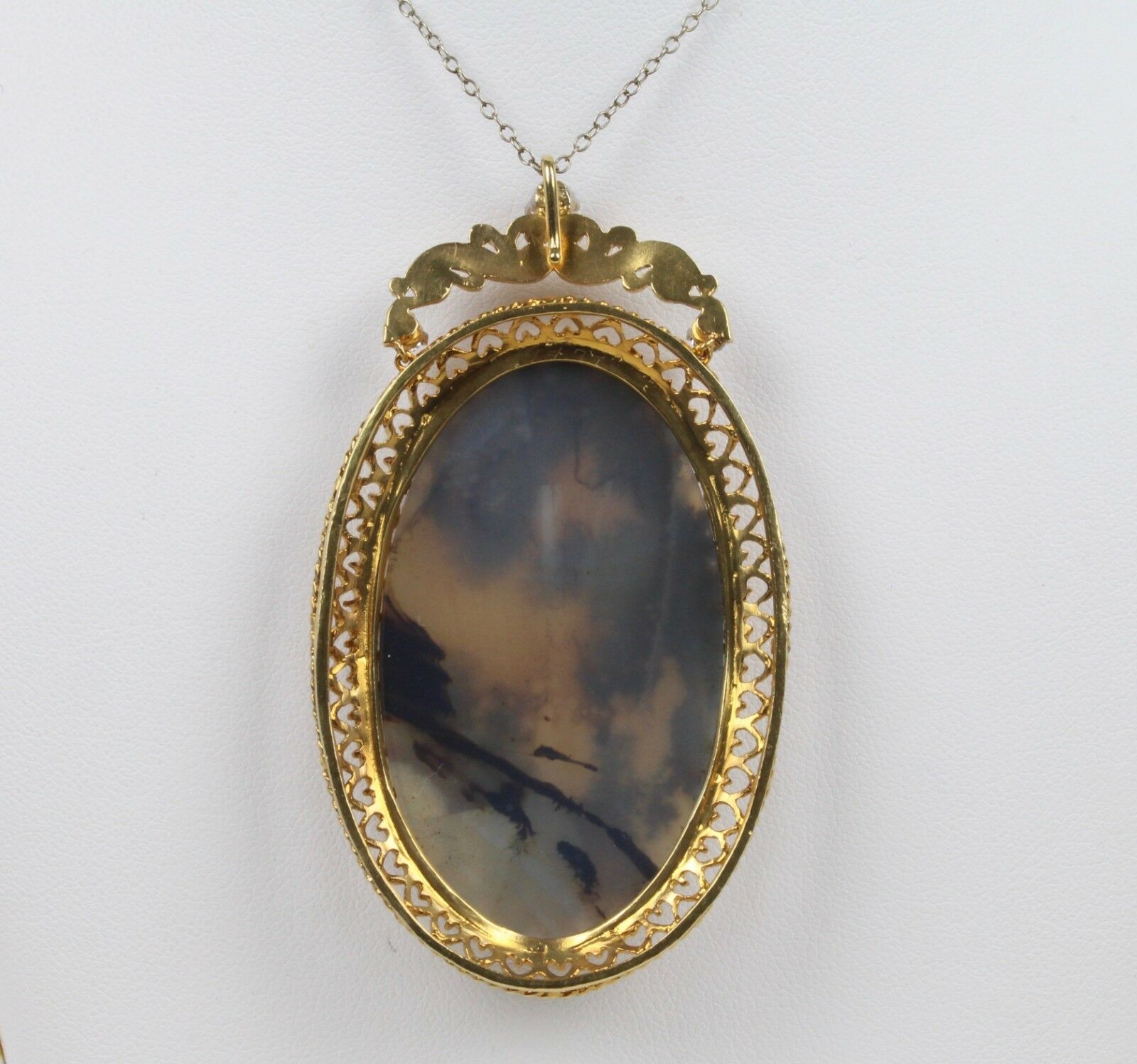 dendritic moss agate jewelry