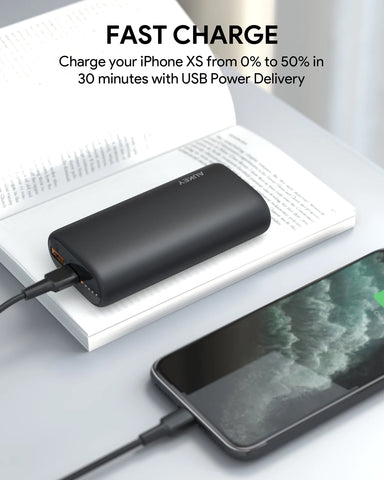 aukey power bank fast charging