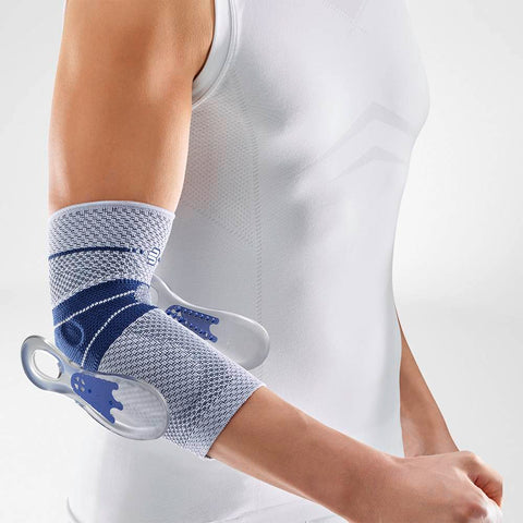 Bauerfeind EpiTrain elbow support to relieve pain from Golfers Elbow