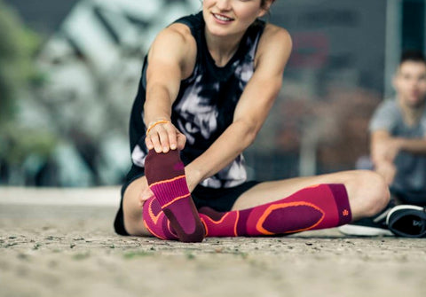 Should you wear compression socks during or after a run or workout