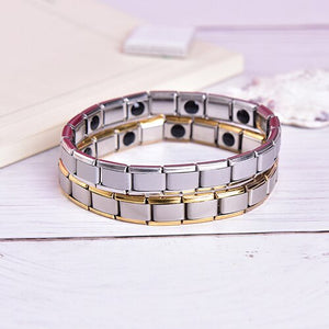 Men's Bracelet Bracelets Energy Germanium Magnetic Tourmaline Bracelet Health Care Jewelry For Men Women Bracelets Bangles Slimming - moonaro