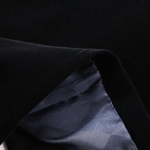 Load image into Gallery viewer, Classic Black Shawl Lapel Velvet Blazer Men Fashion Casual Wedding Groom Slim Suit Jacket Singers Costume - moonaro
