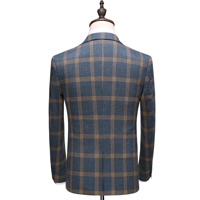 plaid blazer men