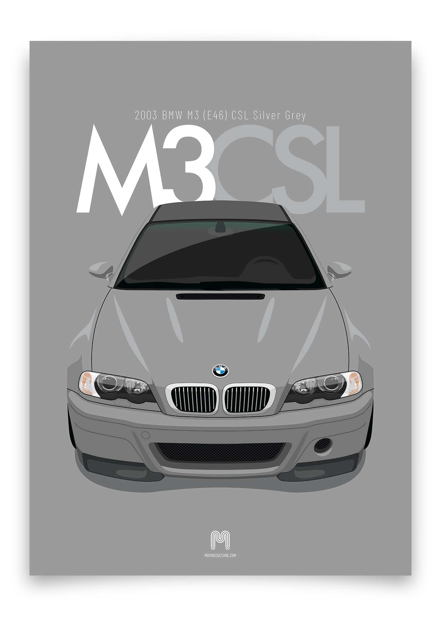 bmw m3 e46 csl white