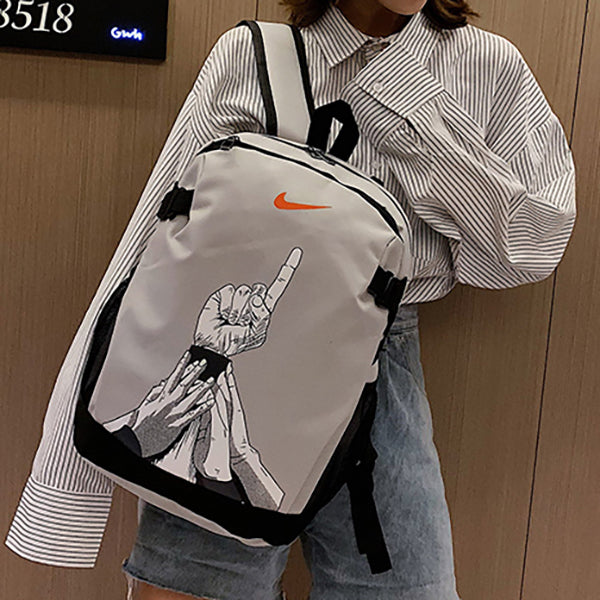 Nike New street trend solid color simple Backpack