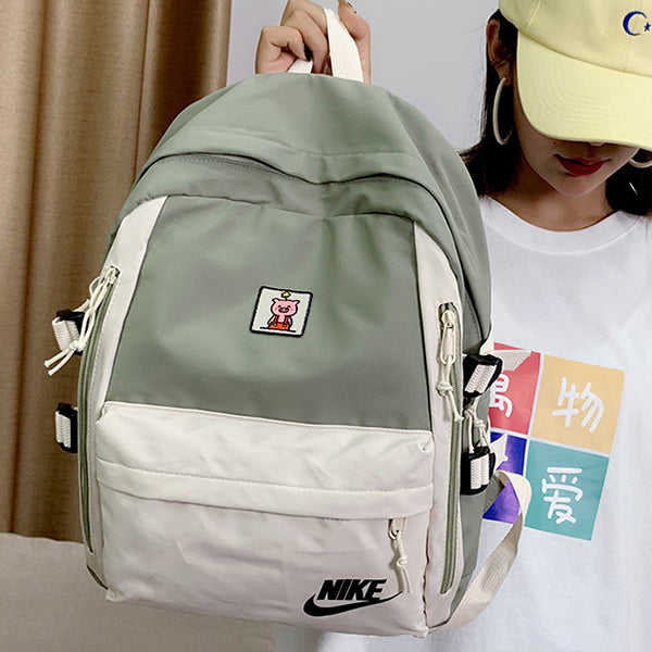 Nike New street trend solid color simple Backpack